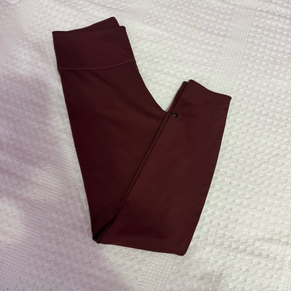 Nike One Lux Brown Mid-Rise Leggings S